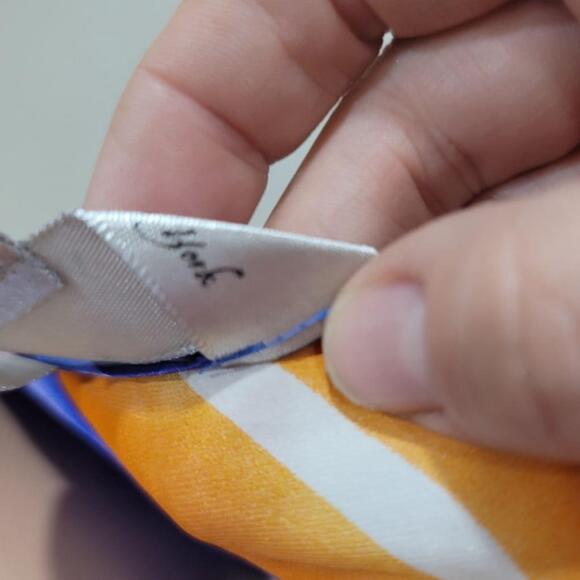 Zoa silk dress size small beautiful multi colored design. - Picture 9 of 16